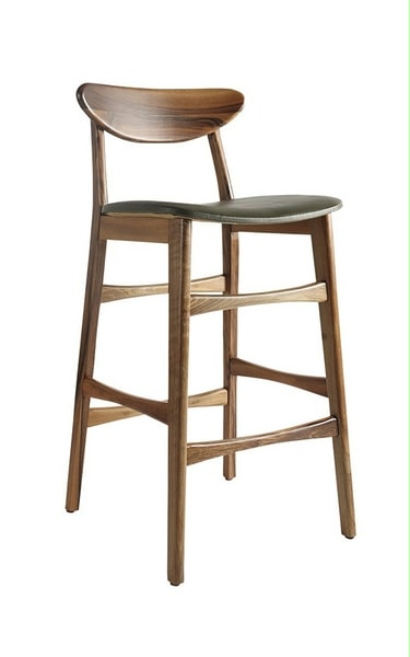 KM-A-35 Ahşap Bar Sandalyesi
